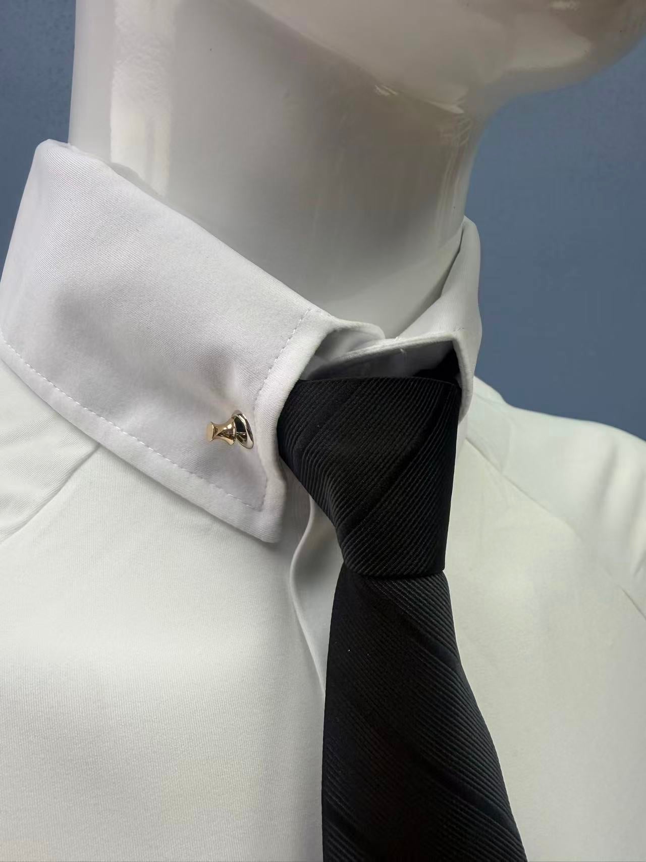 Slim Zippers Tie for American Smooth Dancers