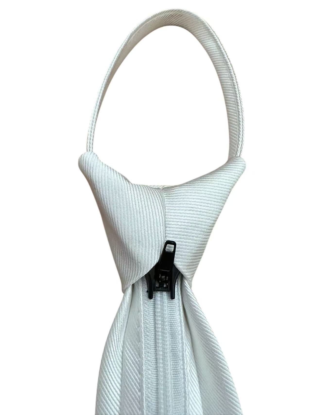 Slim Zippers Tie for American Smooth Dancers