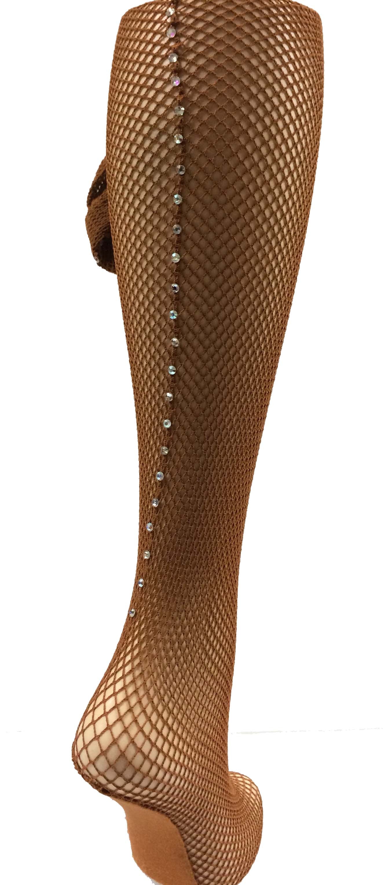 Capezio Rhinestone Fishnet Tights with Swarovski Crystals