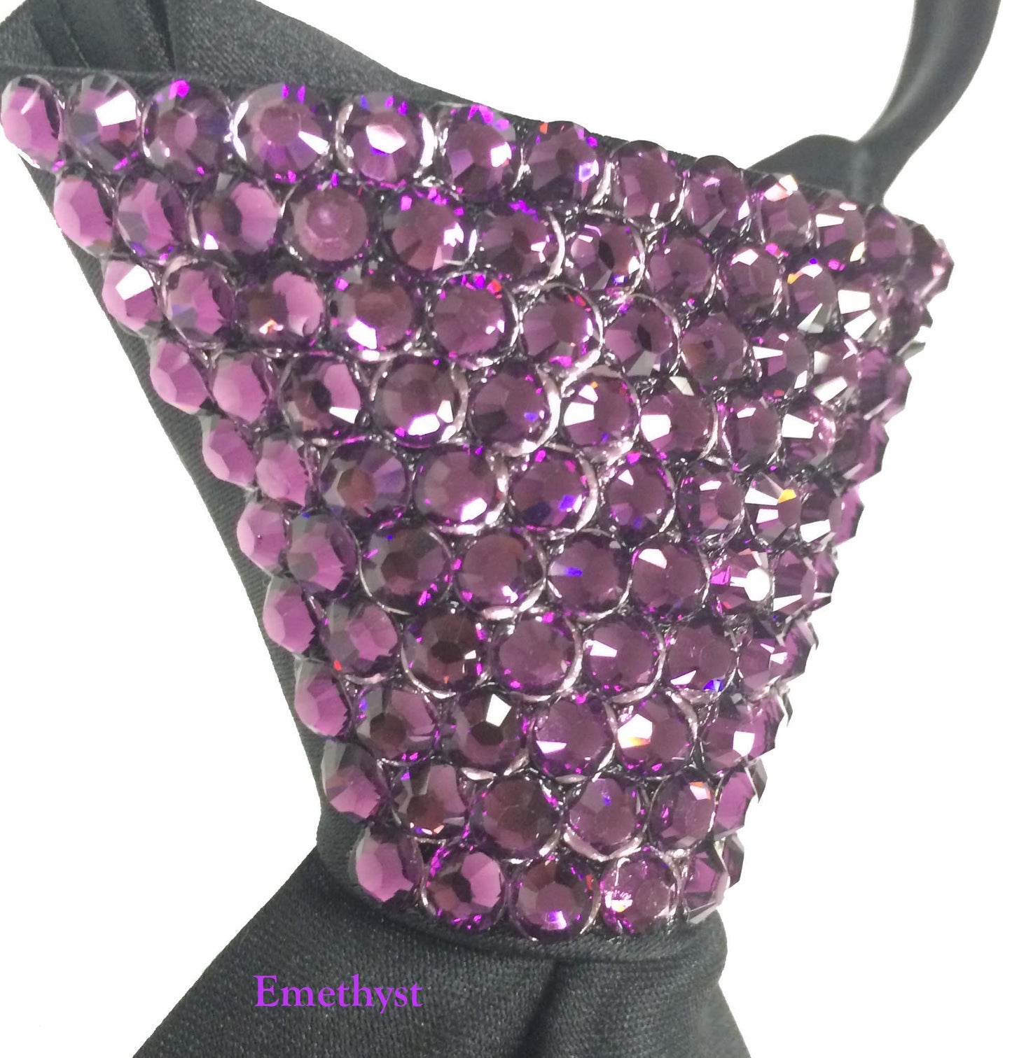 Rhinestones Zip Tie with Swarovski Crystal Stone