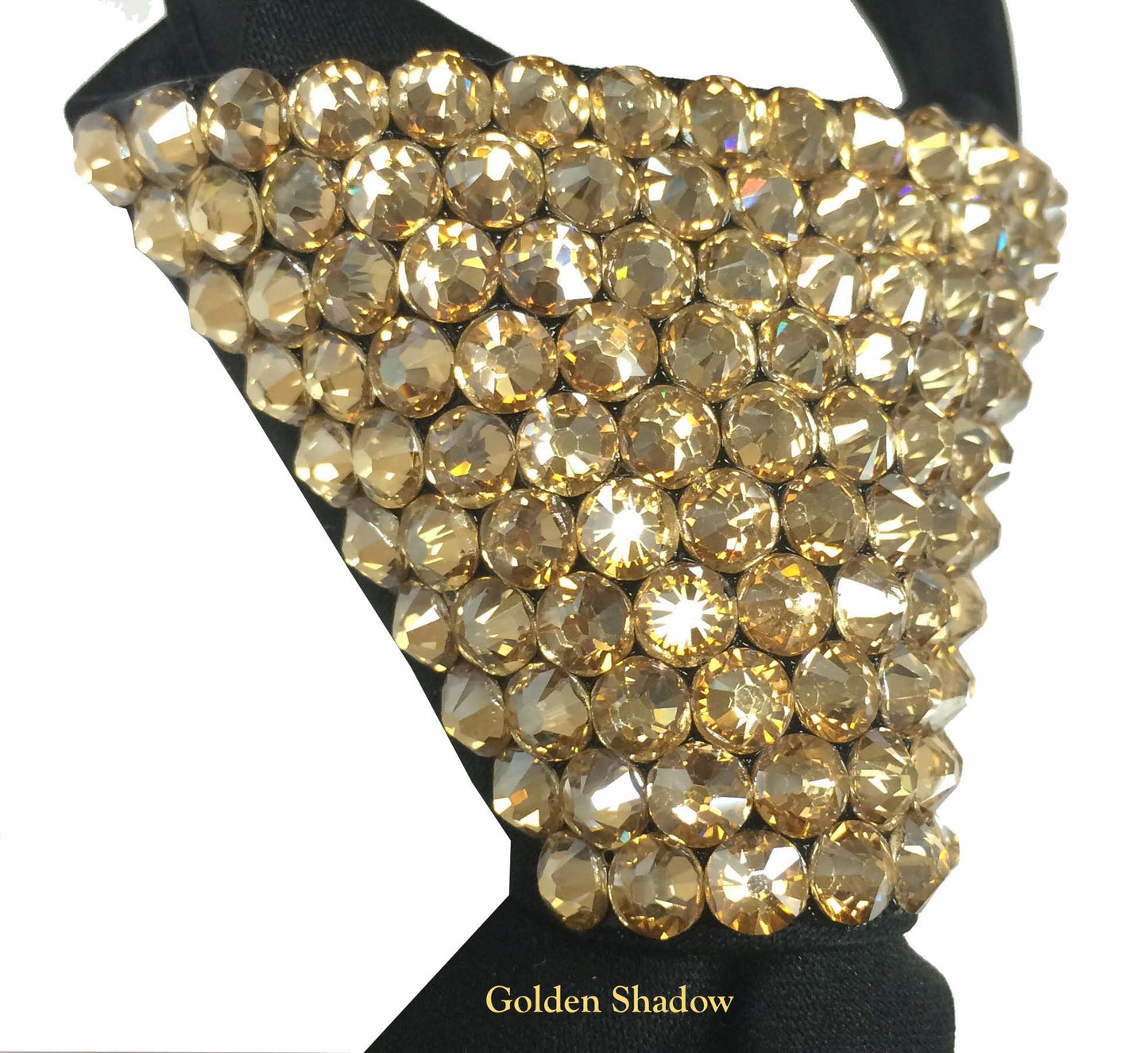 Rhinestones Zip Tie with Swarovski Crystal Stone