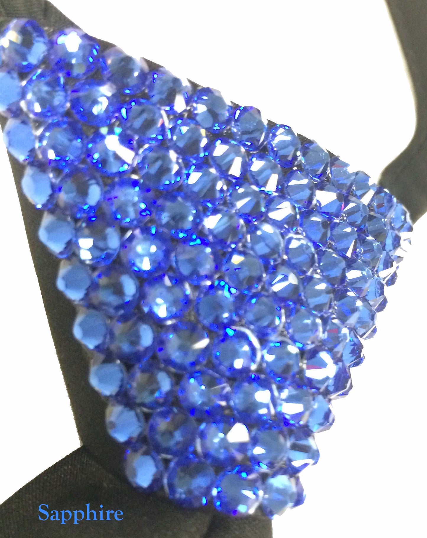 Rhinestones Zip Tie with Swarovski Crystal Stone