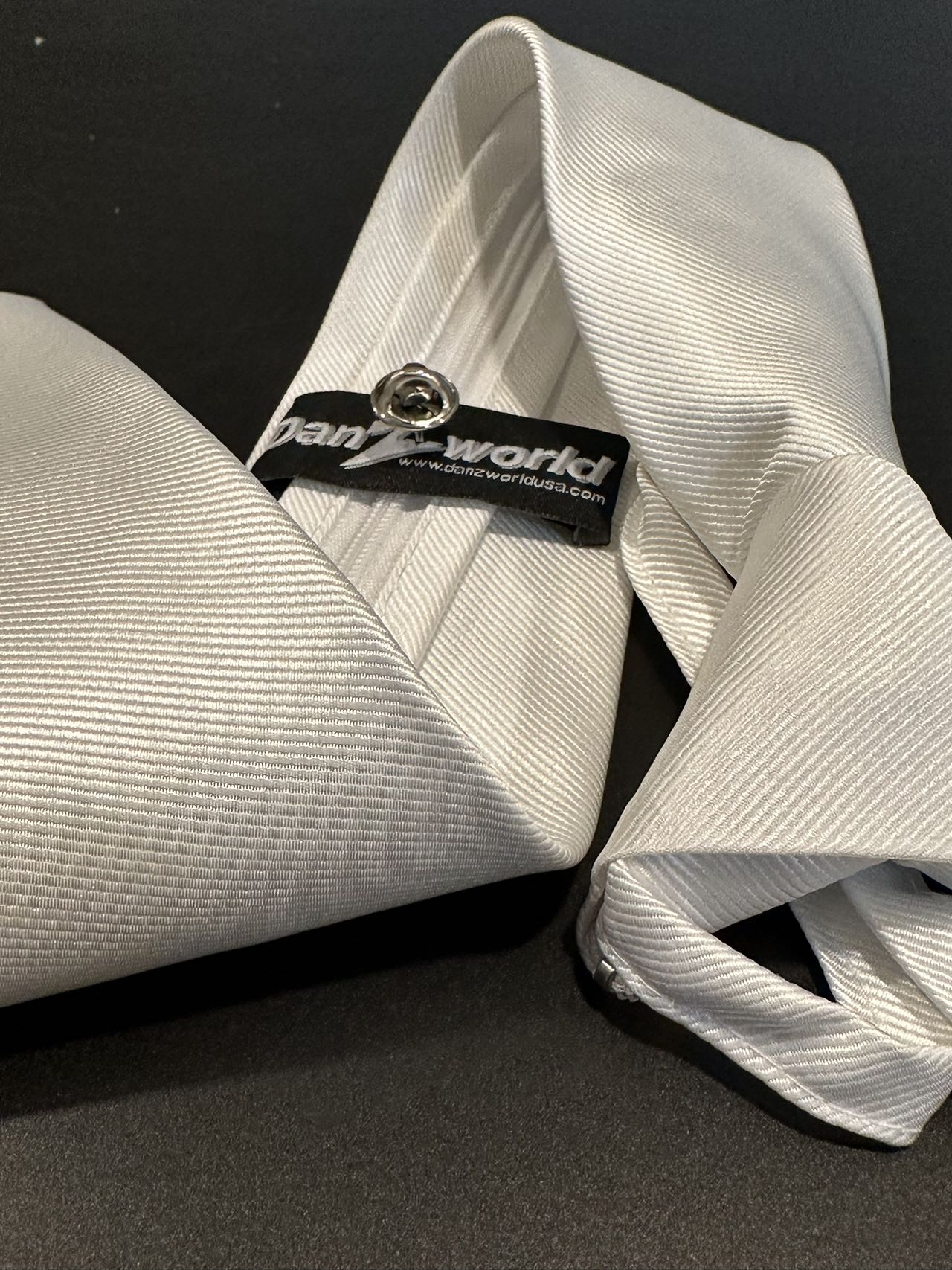Slim Zippers Tie for American Smooth Dancers