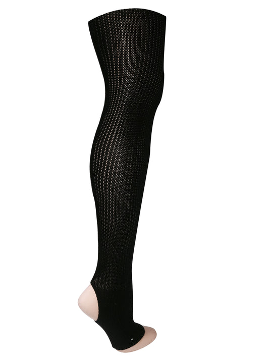 Black Leg Warmers for Latin Dancers